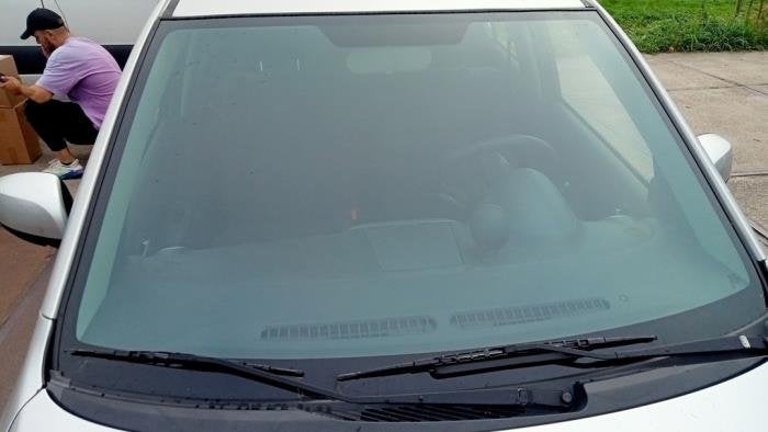 Voorruit van een Opel Agila, Auto-onderdelen, Gebruikt, -, -, Opel