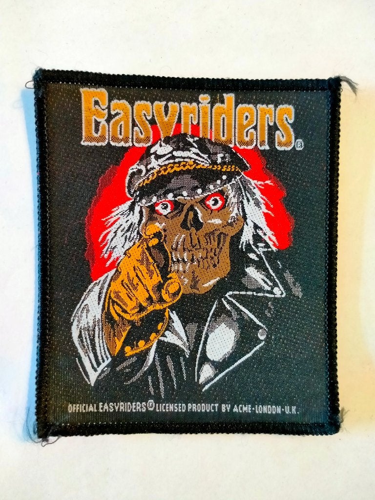 Easyriders biker motor vintage kleding patch embleem logo, Ophalen of Verzenden, Zo goed als nieuw