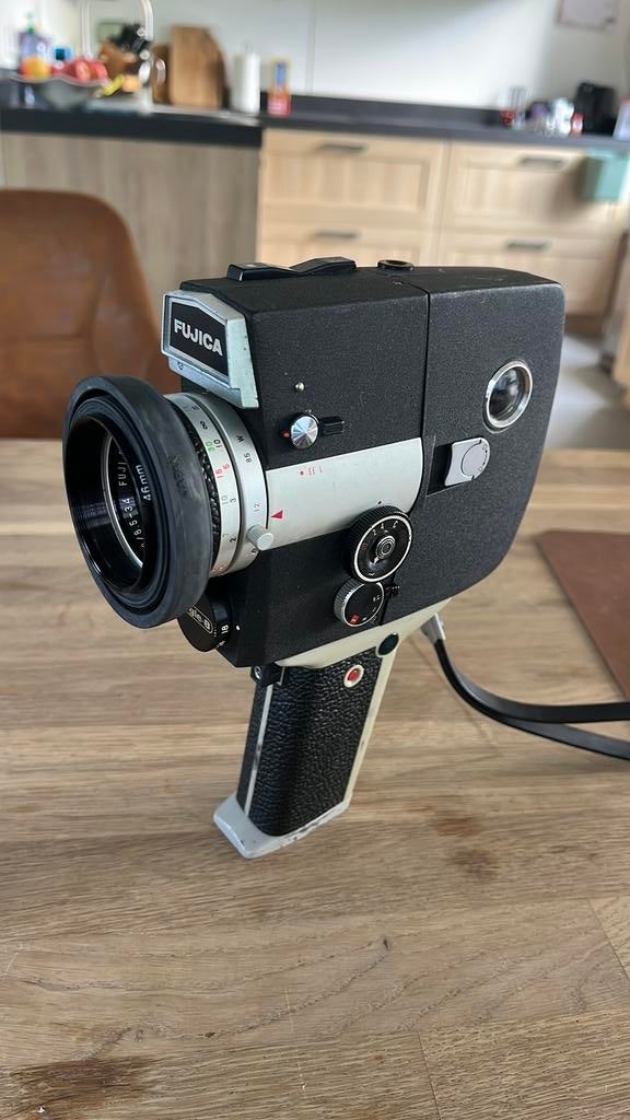 Fujica Single-8 Z450 - antieke filmcamera, Ophalen of Verzenden, 8mm