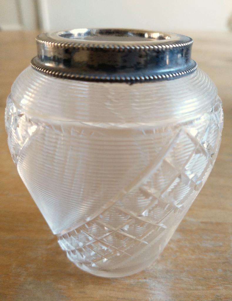 Antiek lepelvaasje ca. 1890, Ophalen of Verzenden, Overige merken, Glas, Overige typen