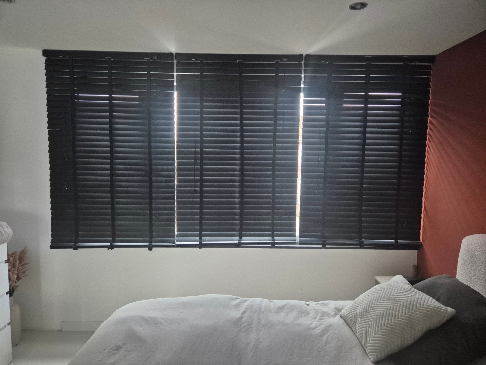 Zwarte aluminium jalozieën, Ophalen, Zwart, Minder dan 100 cm
