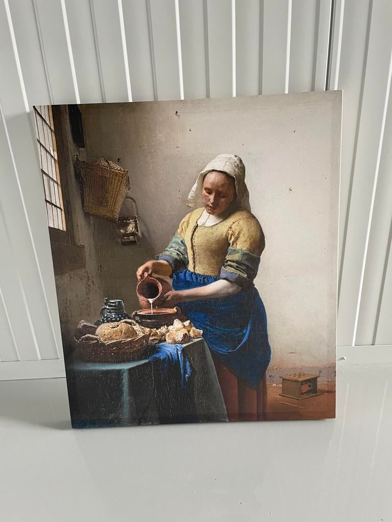Melkmeisje Canvas, Ophalen