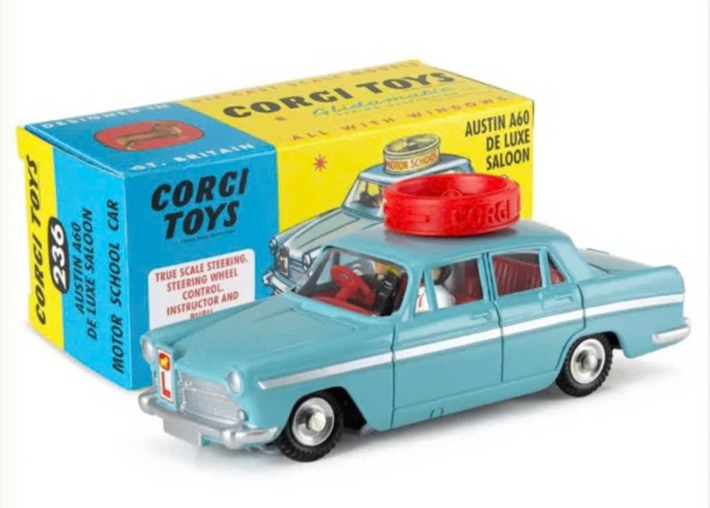 Austin A60 Luxe Motor RIJ- School CORGI NEW 1/47 ref.  236, Verzenden, Nieuw, Auto, Corgi
