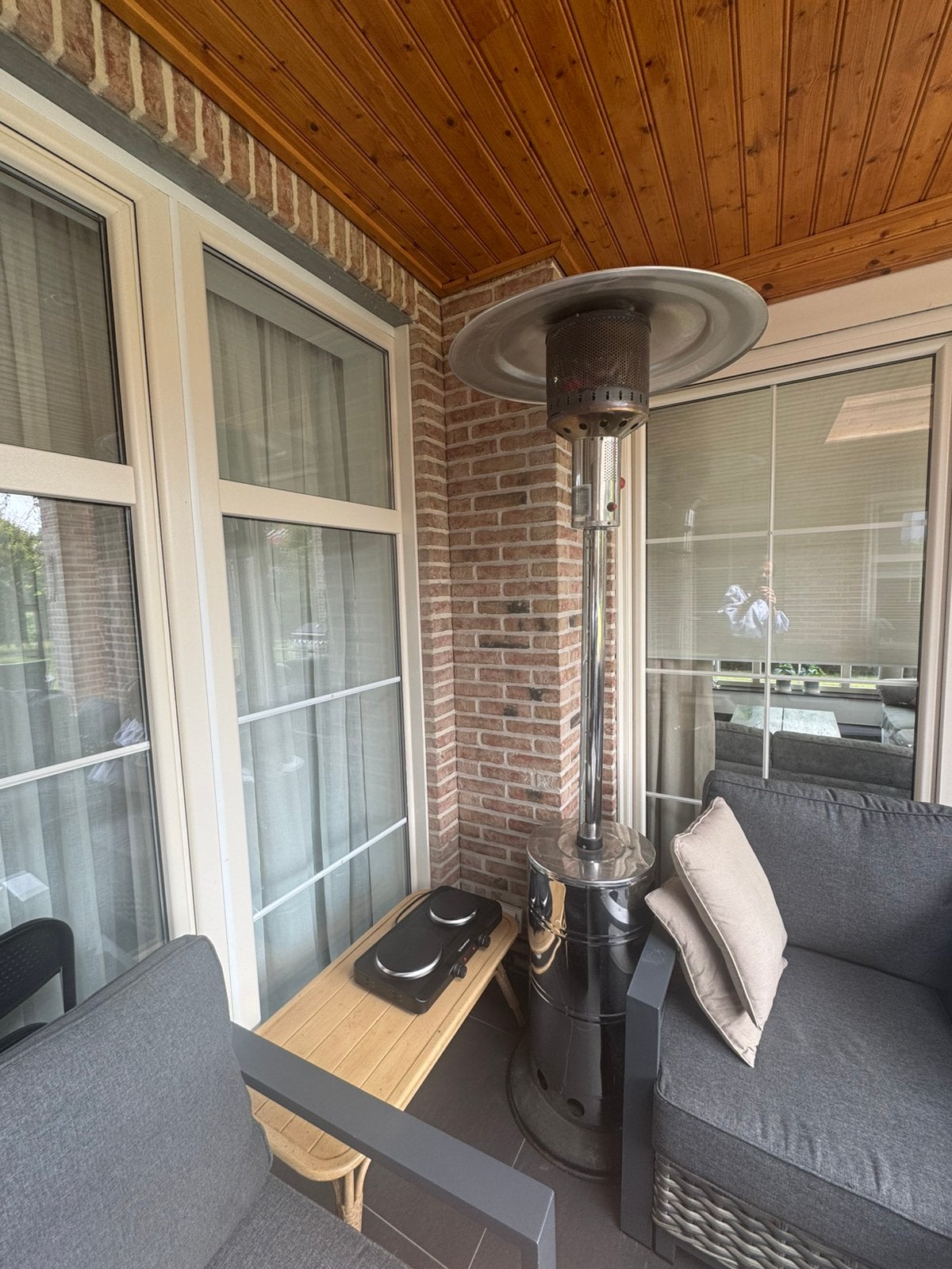 Heater Activa, Tuin en Terras, Terrasverwarmers, Ophalen, Draaibaar, Zo goed als nieuw, Vloer