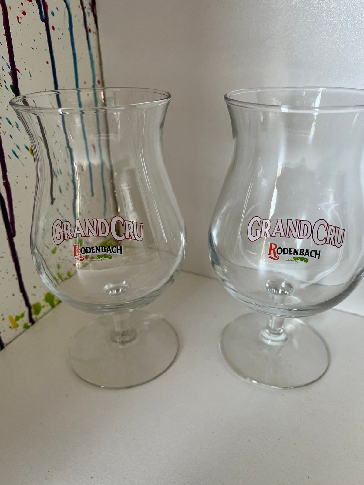 Rodenbach Grand Cru bierglazen set van 6 glazen, Ophalen of Verzenden, Nieuw, Glas of Glazen, Overige merken