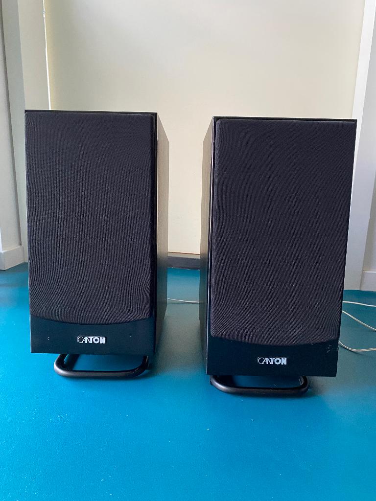 Canton CHRONO513 speakers bookshelf - zwart, Ophalen, Zo goed als nieuw, 60 tot 120 watt, Overige merken