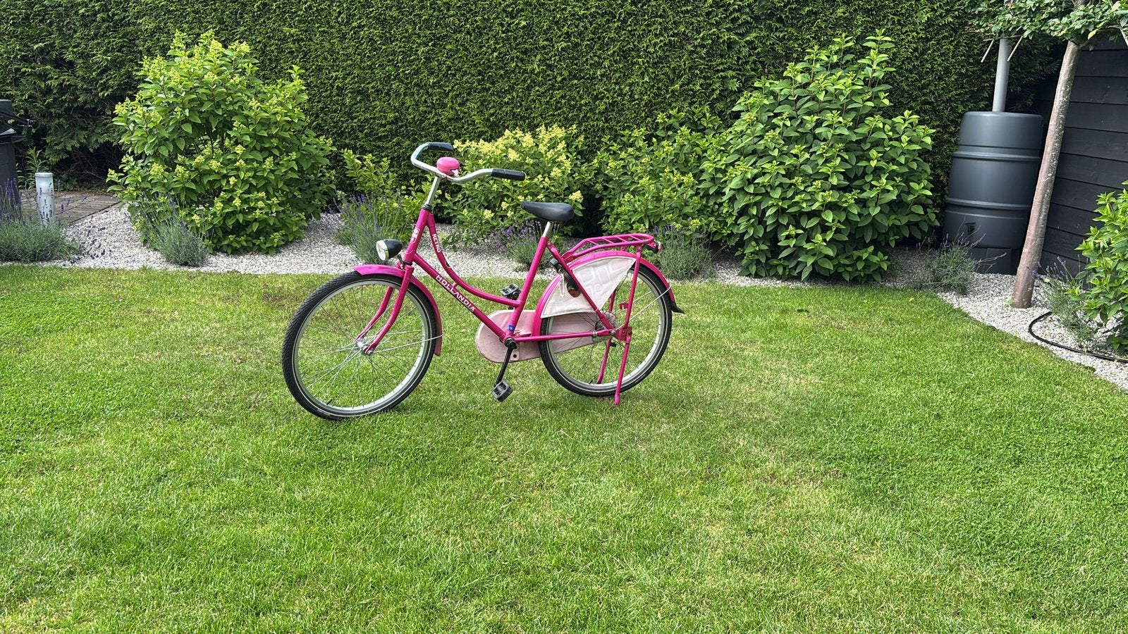Roze Hollandia oma fiets meisjes, Fietsen en Brommers, Fietsen | Dames | Omafietsen, Minder dan 47 cm, Ophalen, Zo goed als nieuw