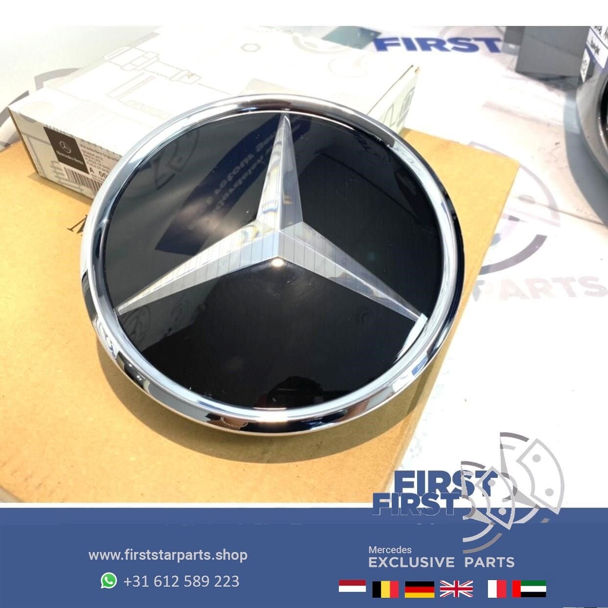 A0008880000 Mercedes AMG STER LOGO GLAS W176 W205 W117 W213, Gebruikt, -, Ophalen of Verzenden, -