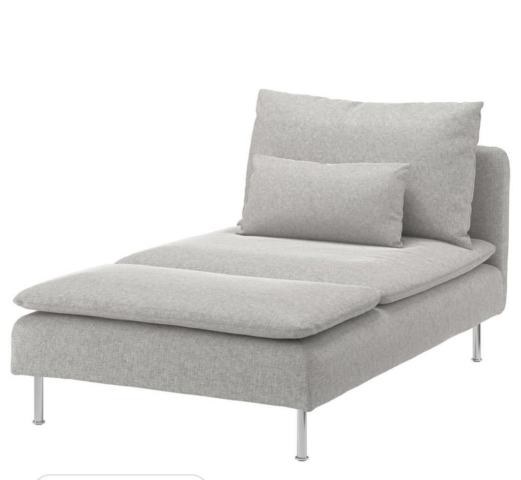 Ikea Söderhamn chaise longue HOES (licht grijs), Huis en Inrichting, Banken | Sofa's en Chaises Longues, Eenpersoons, Ophalen of Verzenden