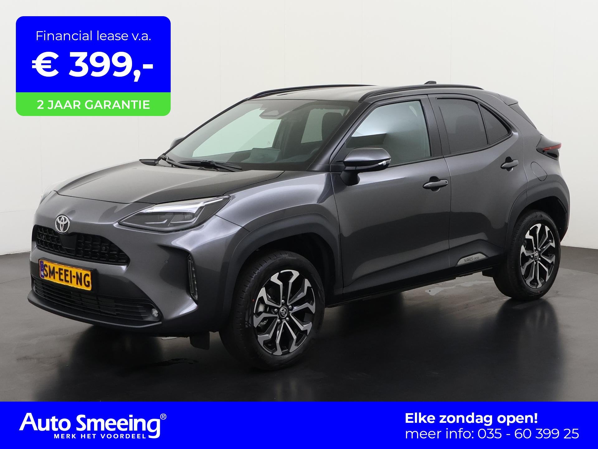Toyota Yaris Cross 1.5 Hybrid 130 Dynamic | Stoel/Stuurverwa, 12 maanden, Stof, 23 km/l, 1490 cc