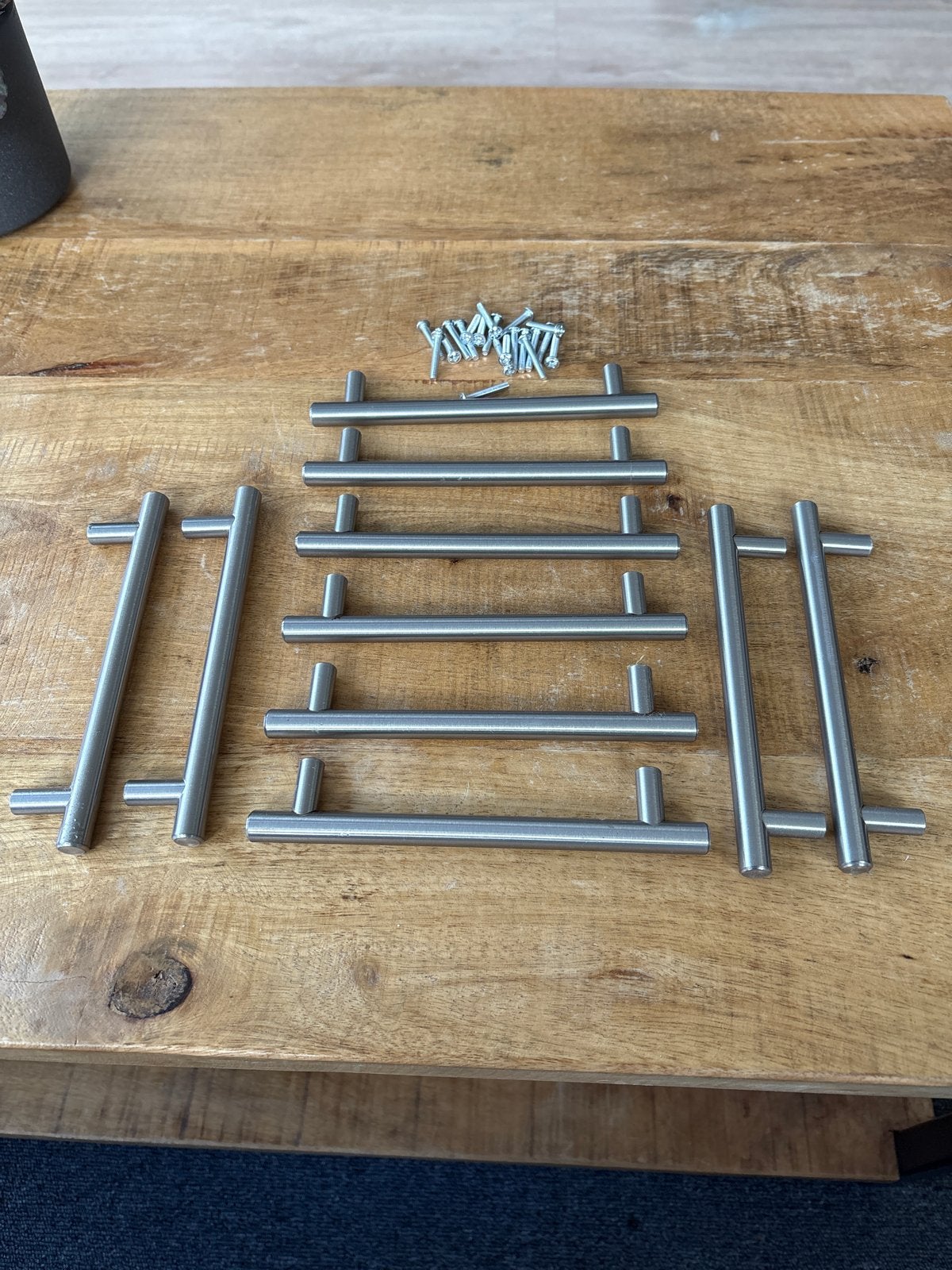 10x RVS Keukenkast Handgrepen - 13 cm H.O.H., Zilver, Ophalen of Verzenden, Metaal, Overige typen