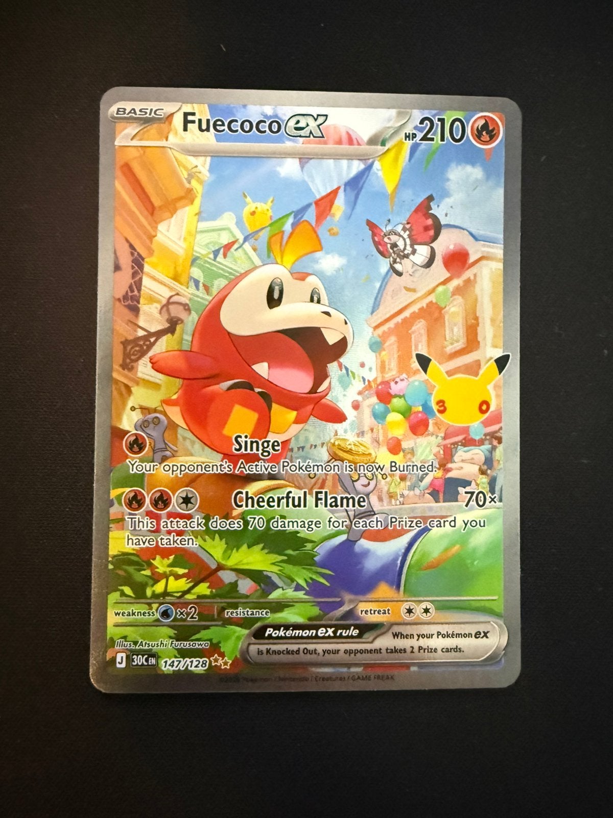 Fuecoco ex (30C 147), Ophalen, Nieuw, Losse kaart