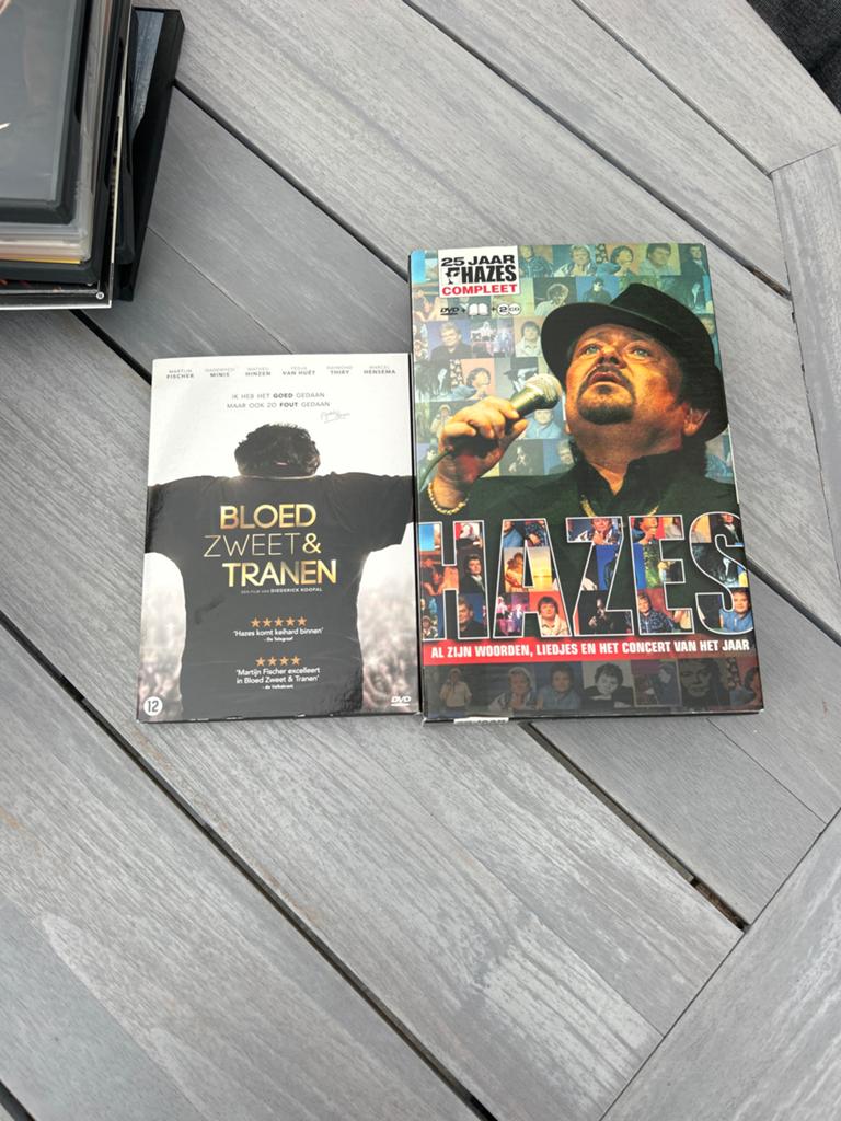 André Hazes DVD Boxset: Bloed, Zweet & Tranen + 25 Jaar, Cd's en Dvd's, Muziek, Boxset, Ophalen of Verzenden, Zo goed als nieuw