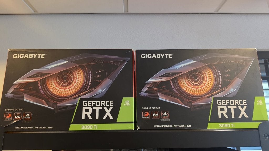 2 x Gigabyte RTX 3090 Ti Windforce OC 24GB, Ophalen, GDDR6, PCI-Express 4, Zo goed als nieuw