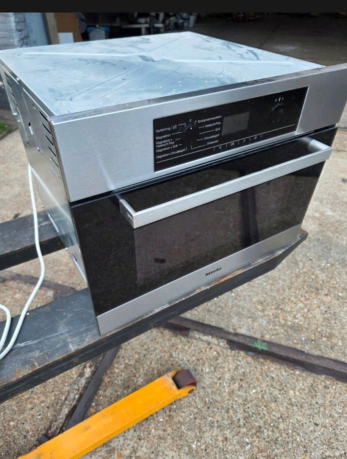 Miele H5040BM Inbouw Combi-oven met Magnetronfunctie, Ophalen of Verzenden, Gebruikt, Hete lucht