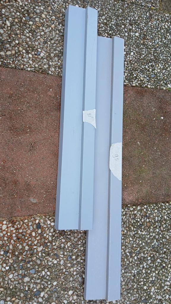 Kozijnhout profiel A en C restanten; alles voor 50 eur, Doe-het-zelf en Verbouw, Hout en Planken, Plank, Overige houtsoorten, Minder dan 200 cm