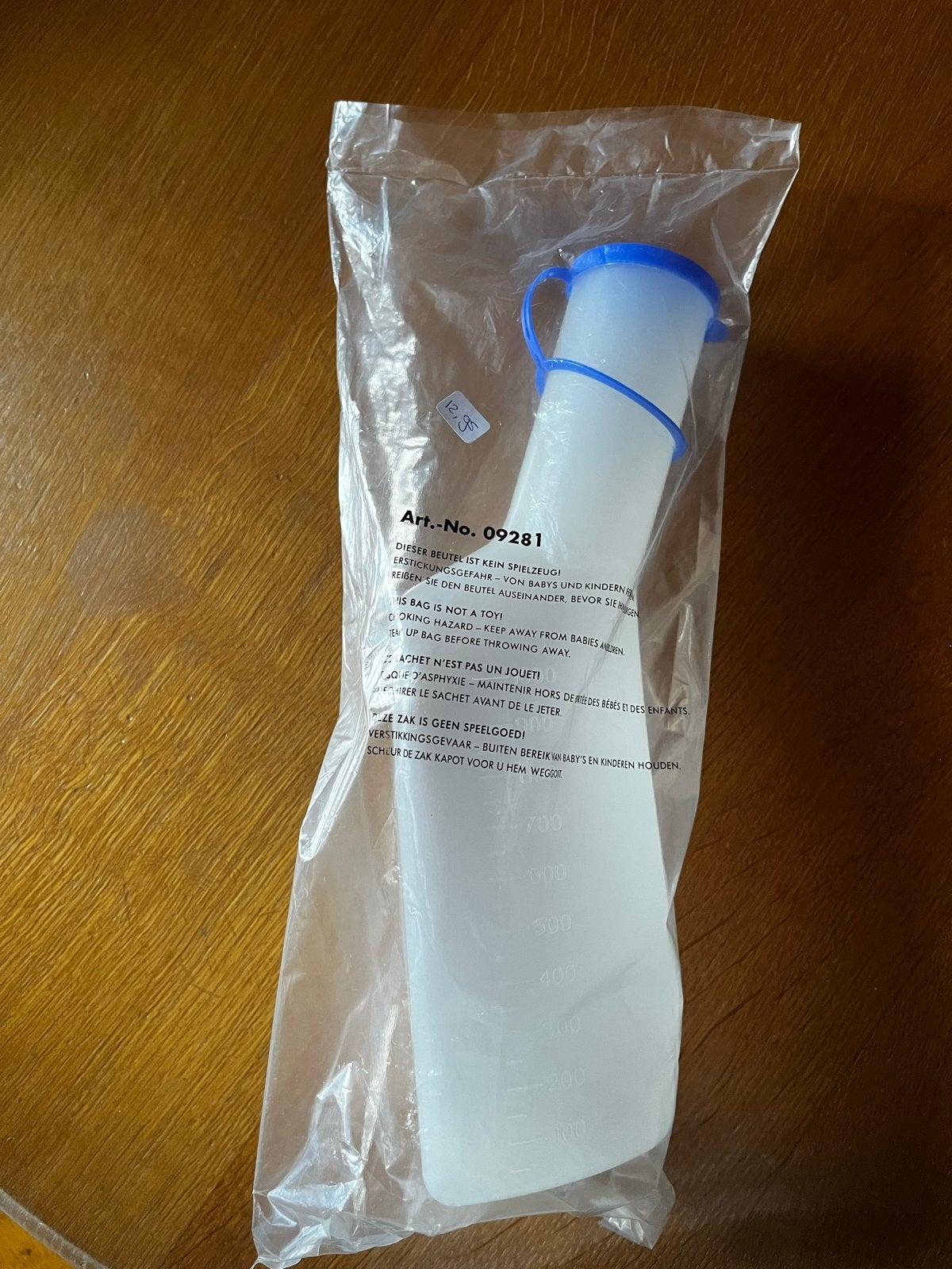 Nieuwe ongebruikte plasfles, Diversen, Verpleegmiddelen, Ophalen of Verzenden, Nieuw