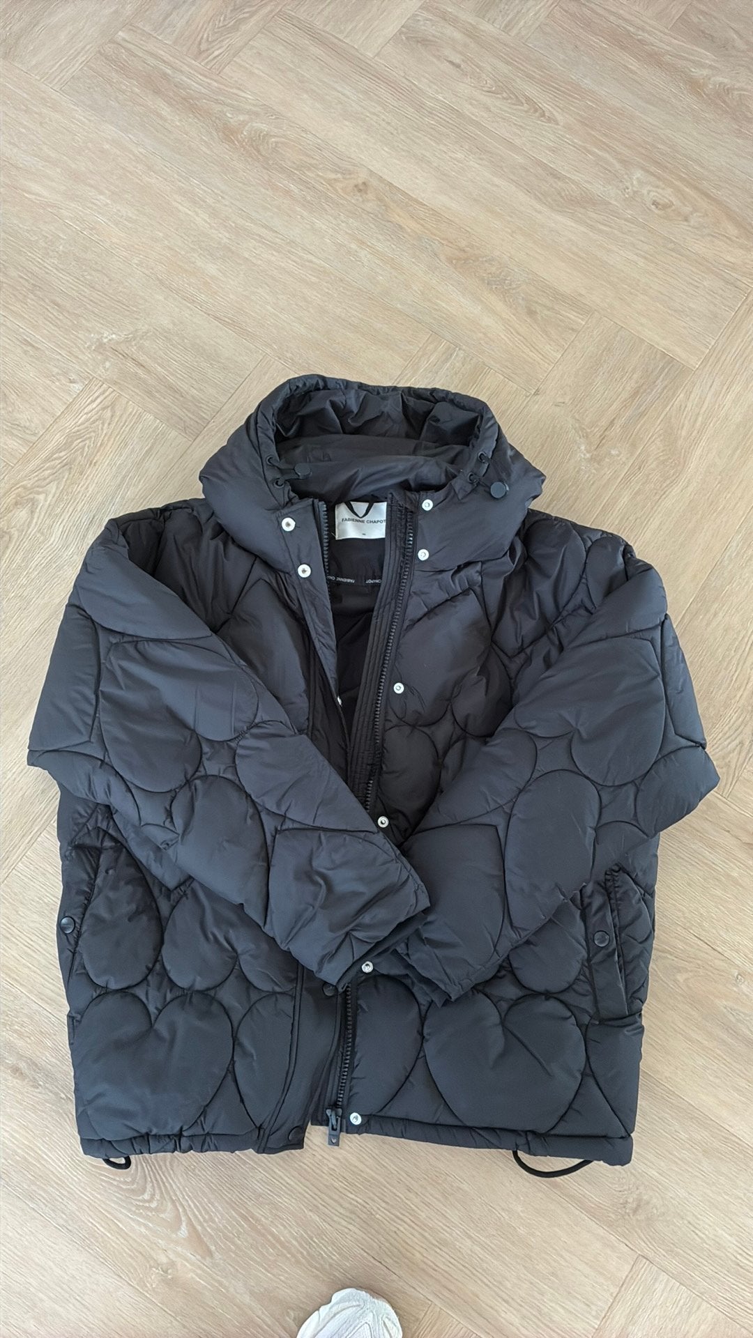 Winterjas Fabienne Chapot maat 44, Kleding | Dames, Jassen | Winter, Ophalen of Verzenden, Zo goed als nieuw, Maat 42/44 (L), Zwart