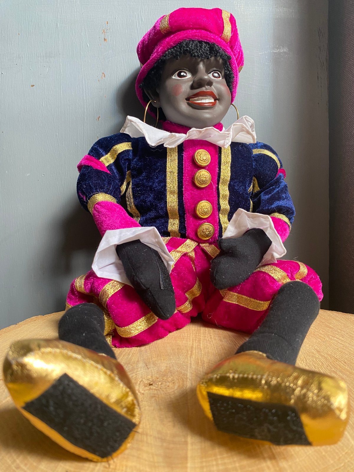 V&D nostalgische Piet-pop - 55 cm!, Ophalen of Verzenden, Zo goed als nieuw