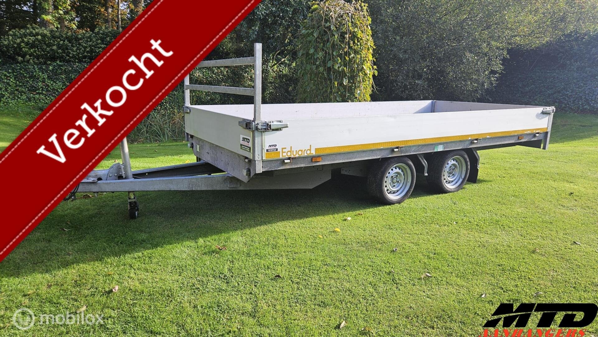 Eduard Plateauwagen multitransporter 400x185, Gebruikt