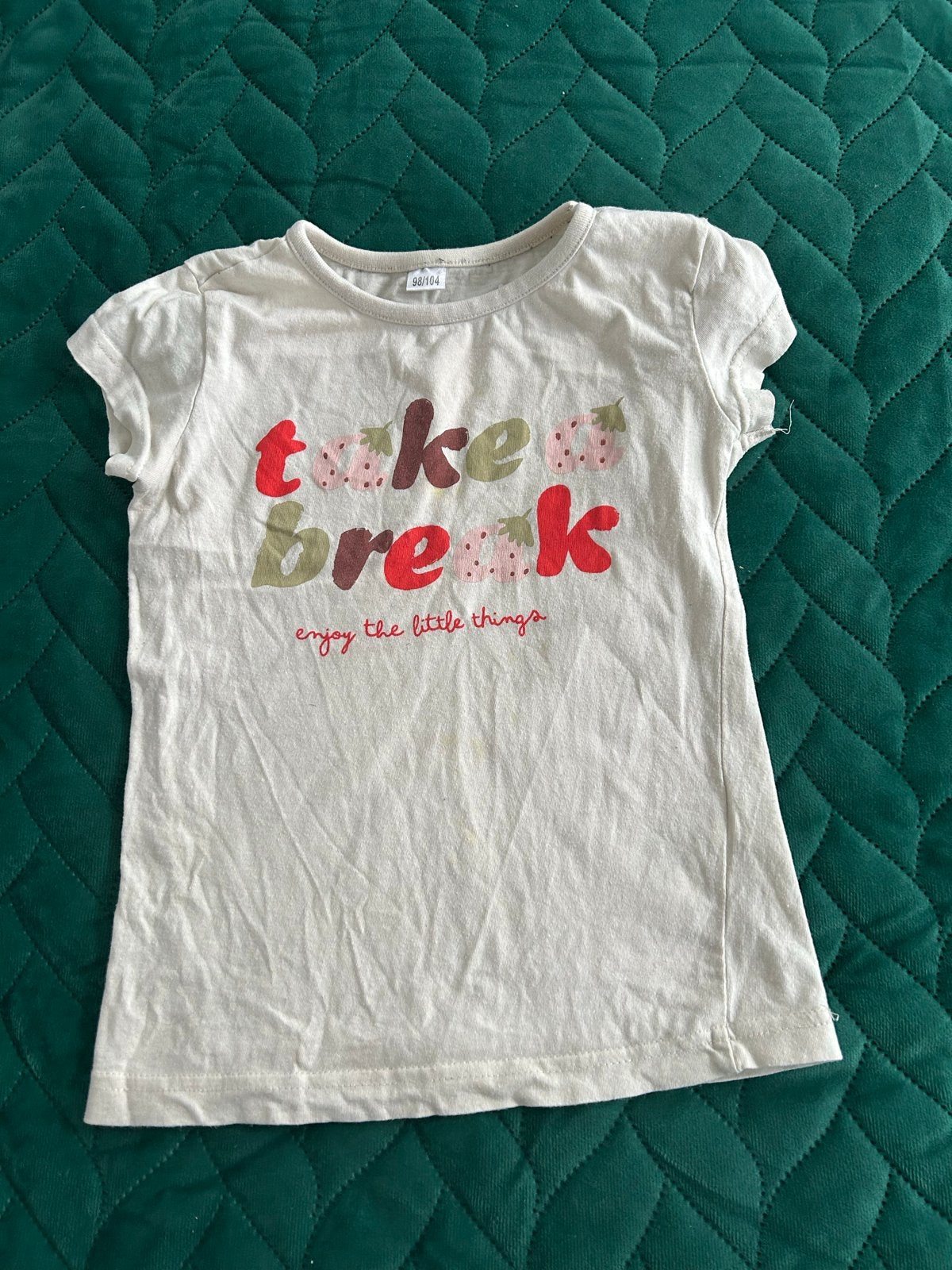 Leuk T-shirt voor meisjes, maat 98/104, Ophalen of Verzenden, Gebruikt, Meisje, Shirt of Longsleeve