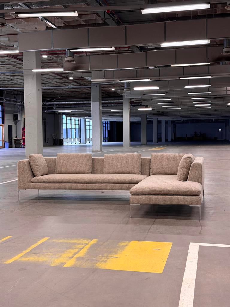 B&B Italia Charles Hoekbank | NIEUWSTAAT + Garantie, Huis en Inrichting, Banken | Bankstellen, Bank Hoekbank Bankstel Bankje Loungebank Banken Chaise Lounge.