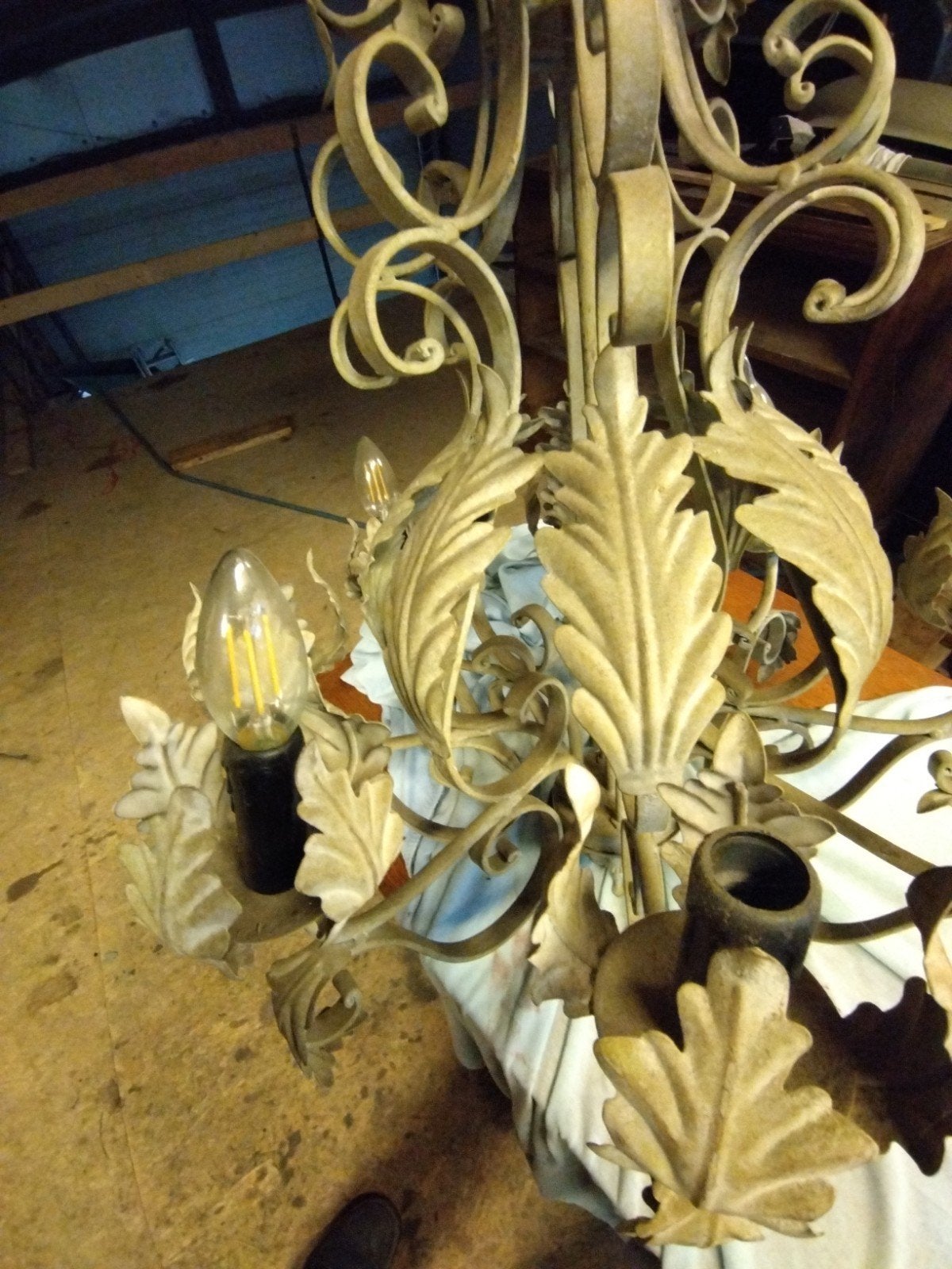 hanglamp, Ophalen