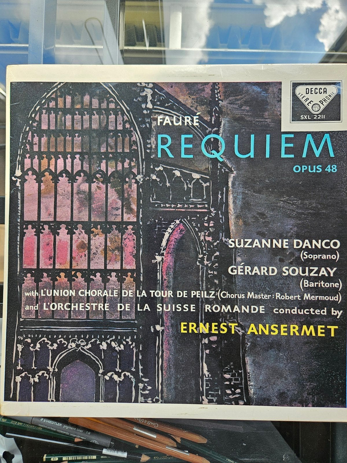 Faure Requiem Opus 48 - Decca SXL 2211 LP, Gebruikt, Overige componisten, Requiem, Ophalen of Verzenden