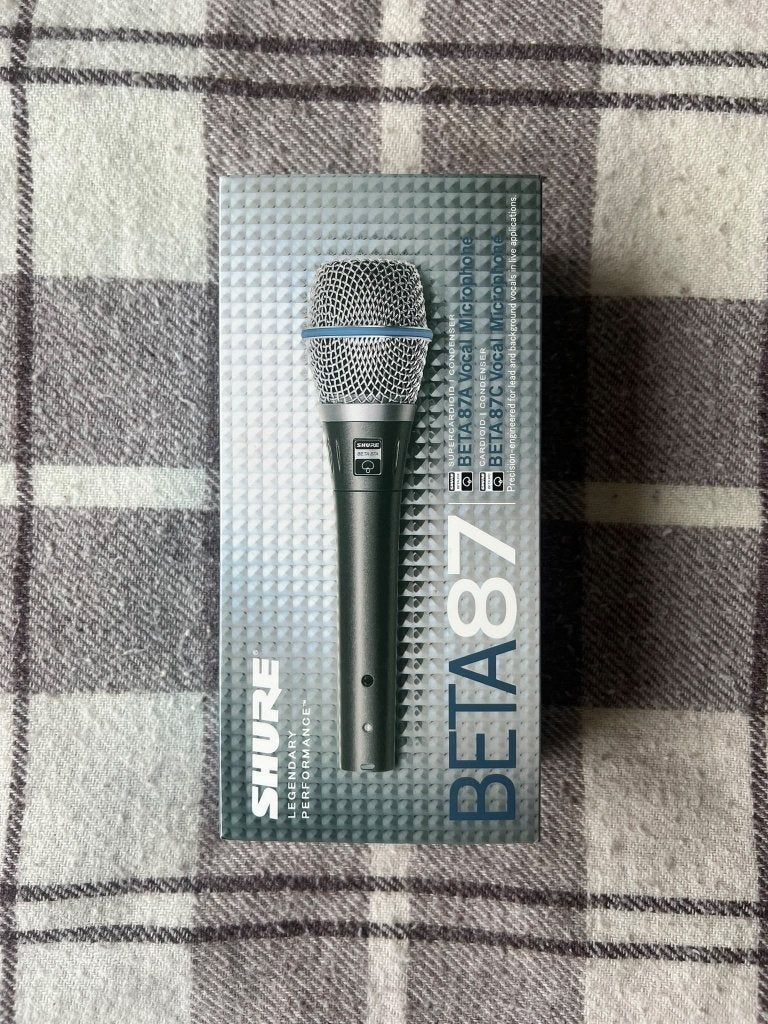 Shure BETA 87A Zangmicrofoon - Condensator, Muziek en Instrumenten, Ophalen of Verzenden, Nieuw, Zangmicrofoon