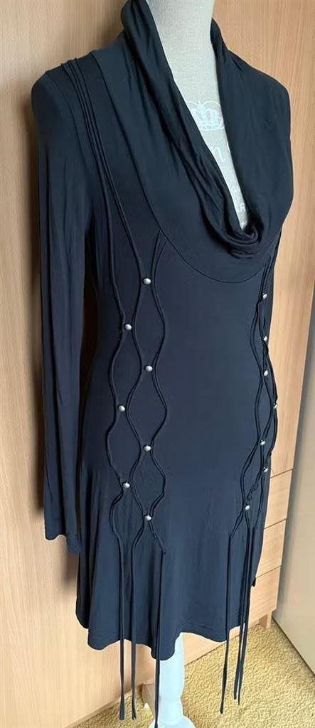 Dragons in the sky jurk maat 38/40, Kleding | Dames, Maat 38/40 (M), Ophalen of Verzenden, Zo goed als nieuw, Grijs