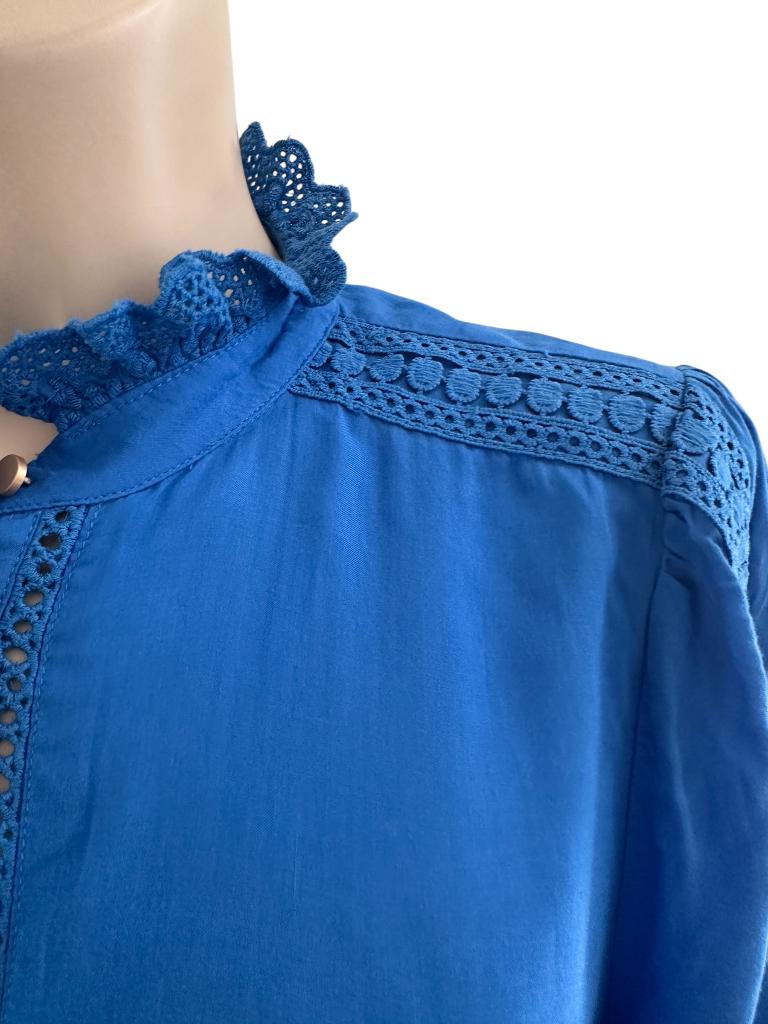 Nukus blouse M, Kleding | Dames, Maat 38/40 (M), Blauw, Ophalen of Verzenden, Zo goed als nieuw