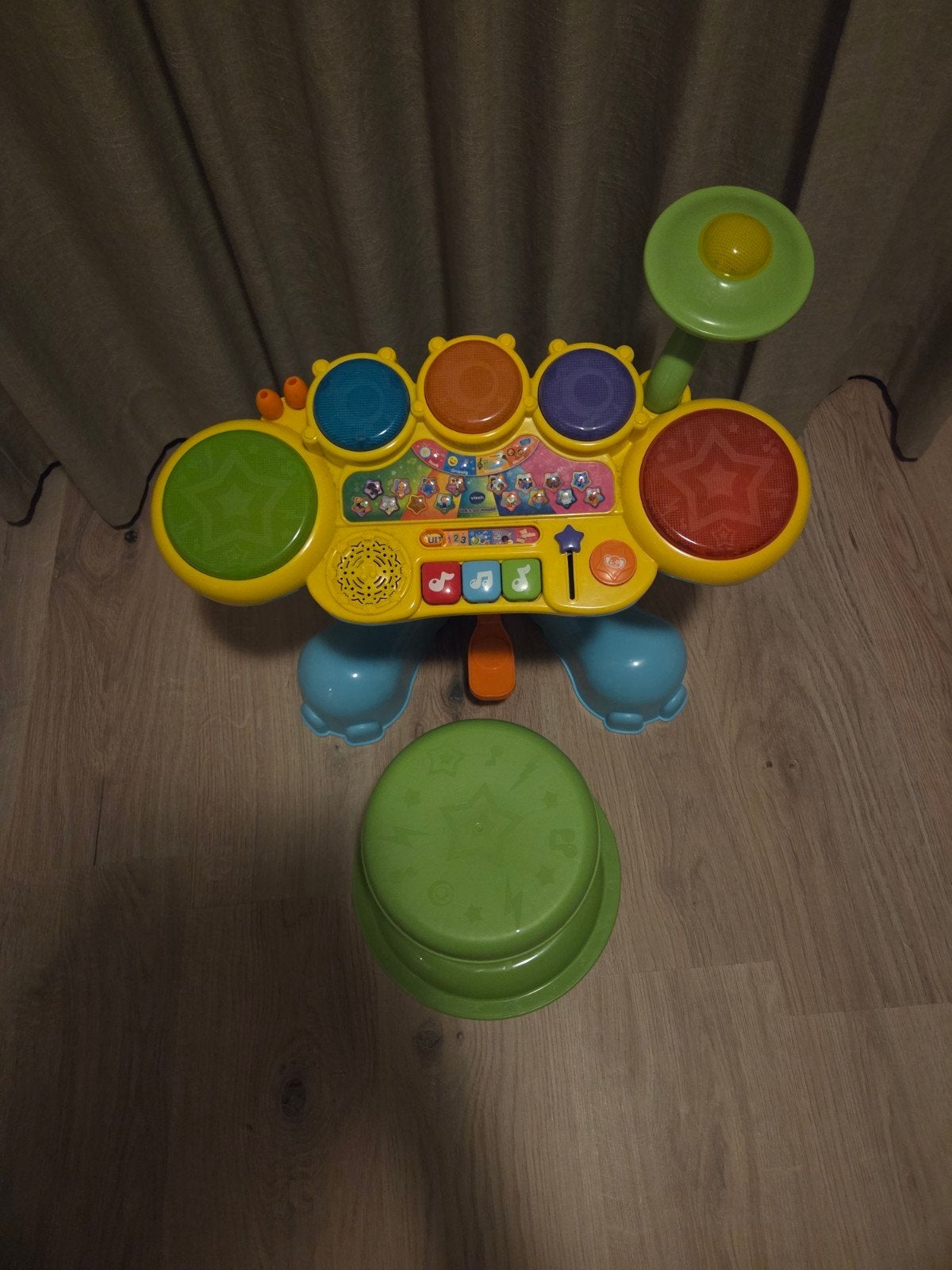 Baby drumstel met licht en geluid, Ophalen, Zo goed als nieuw, Overige typen, Met licht