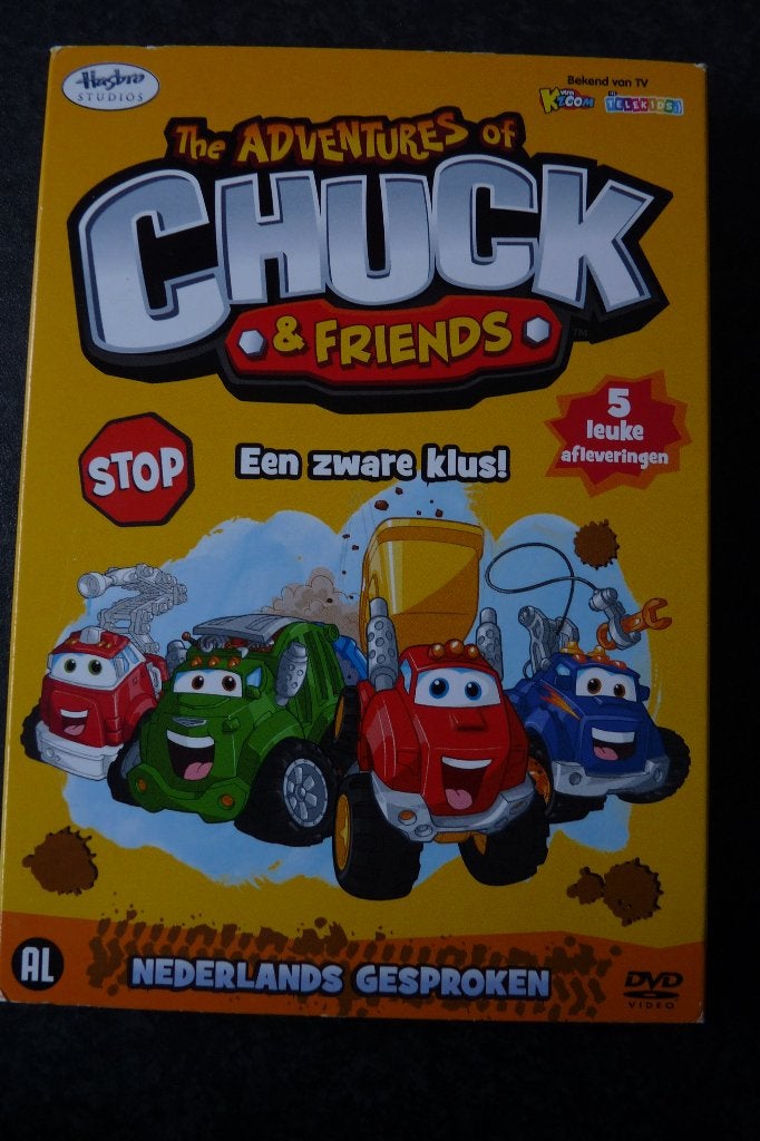 z.g.a.n dvd Chuck & friends een zware klus, Alle leeftijden, Ophalen of Verzenden, Zo goed als nieuw, Amerikaans