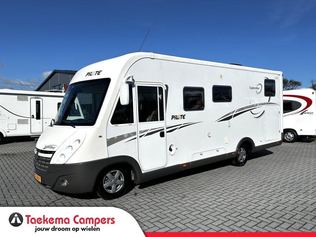 Pilote Explorateur G 741 Dwarsbed/Hefbed/Alde/2012, Integraal, Fiat, Pilote, 7 tot 8 meter