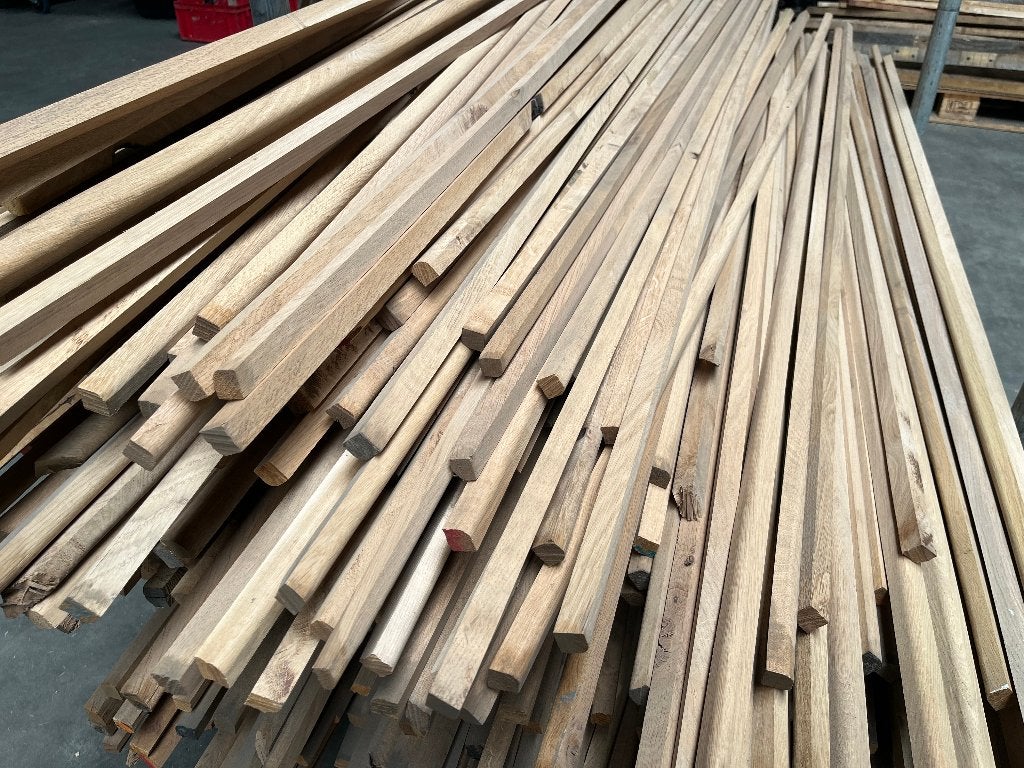 Eiken plinten € 2,- per m1, Ophalen, Nieuw, Hout, Knutselmateriaal