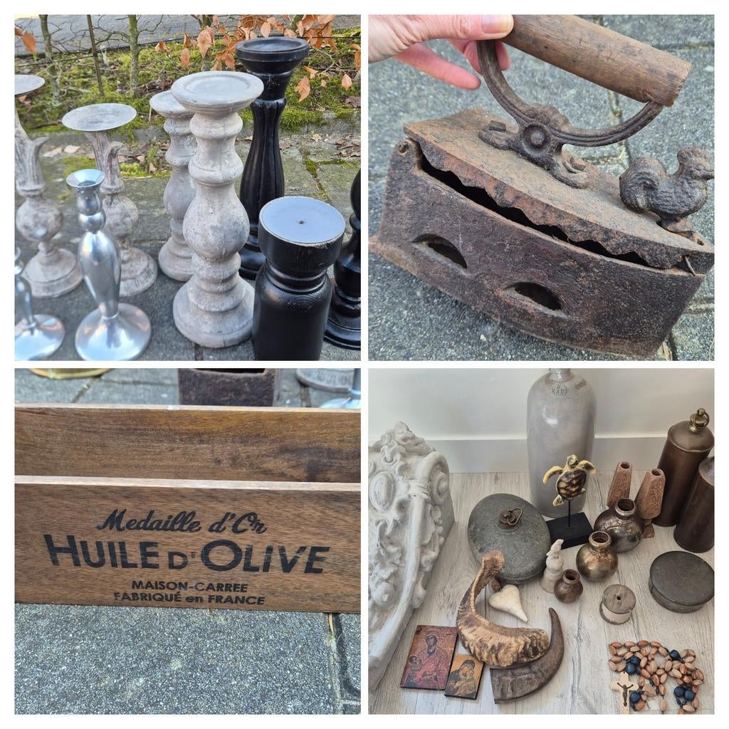 Heel veel brocante / antiek, Ophalen