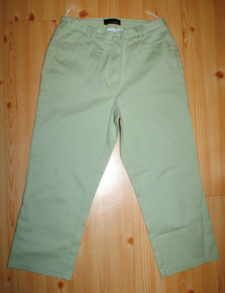 COSMA li-groene 3/4 zomerbroek maat 40. Ceintuurlussen en, Maat 38/40 (M), Ophalen of Verzenden, Driekwart, Cosma