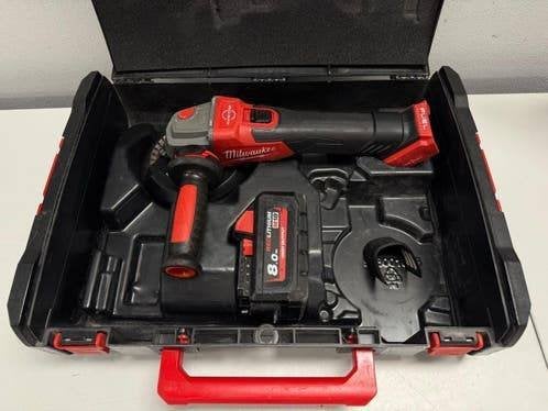 Milwaukee M18 ONEFSAG125XB Haakse Slijper met Accu en Koffer