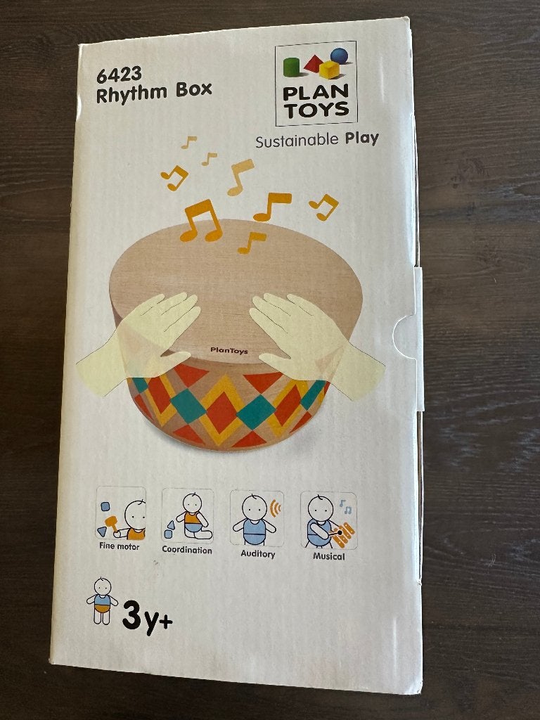 PLANTOYS Rythm box, trom, Ophalen of Verzenden, Zo goed als nieuw, Overige typen