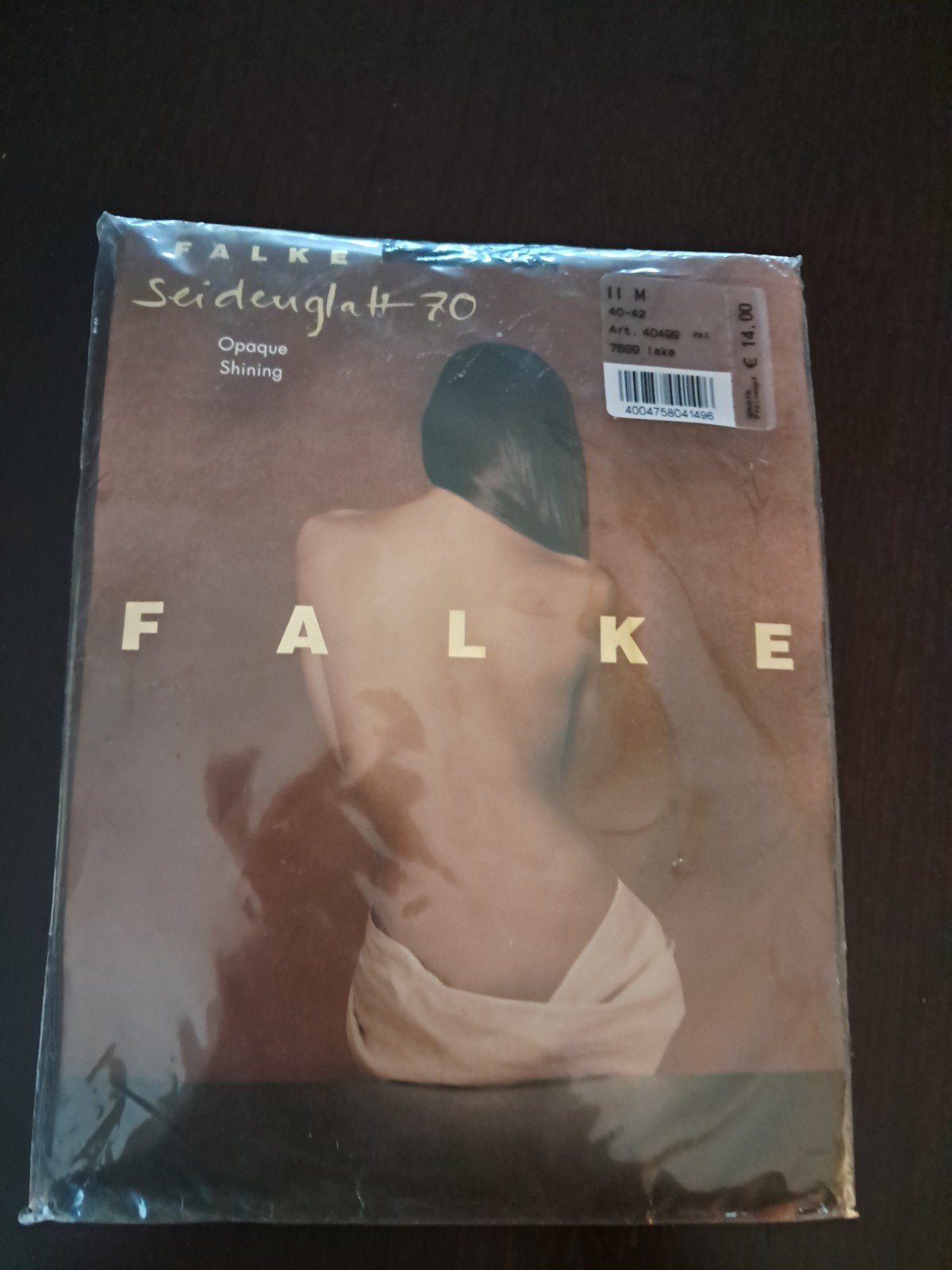Falke seidenglatt 70 panty M lake =groen, Ophalen of Verzenden, Nieuw, Groen, Panty