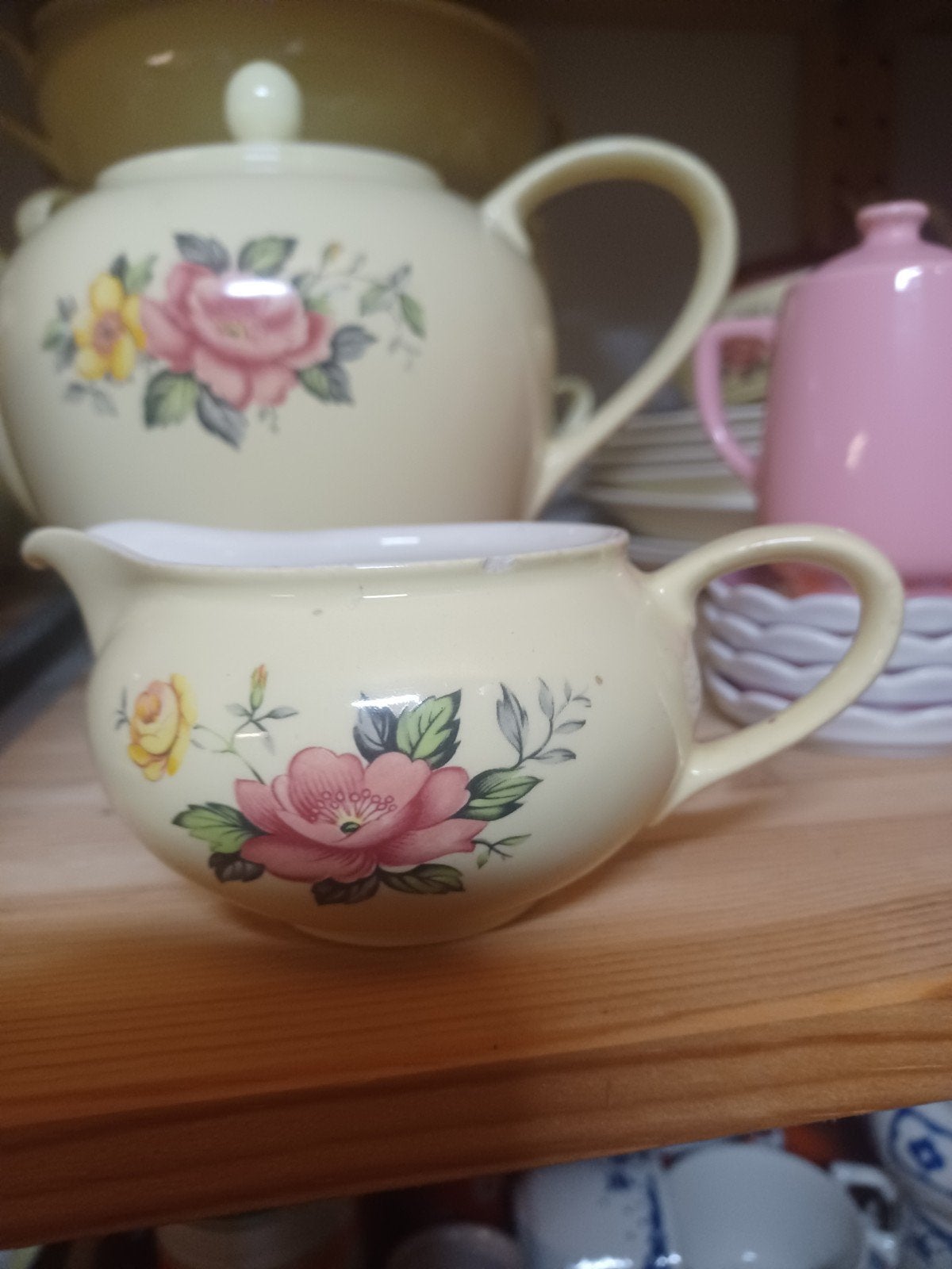 pastel melkkannetje regout, Ophalen of Verzenden
