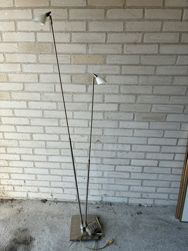 Staande leeslamp, Ophalen, Gebruikt, Glas, 150 tot 200 cm