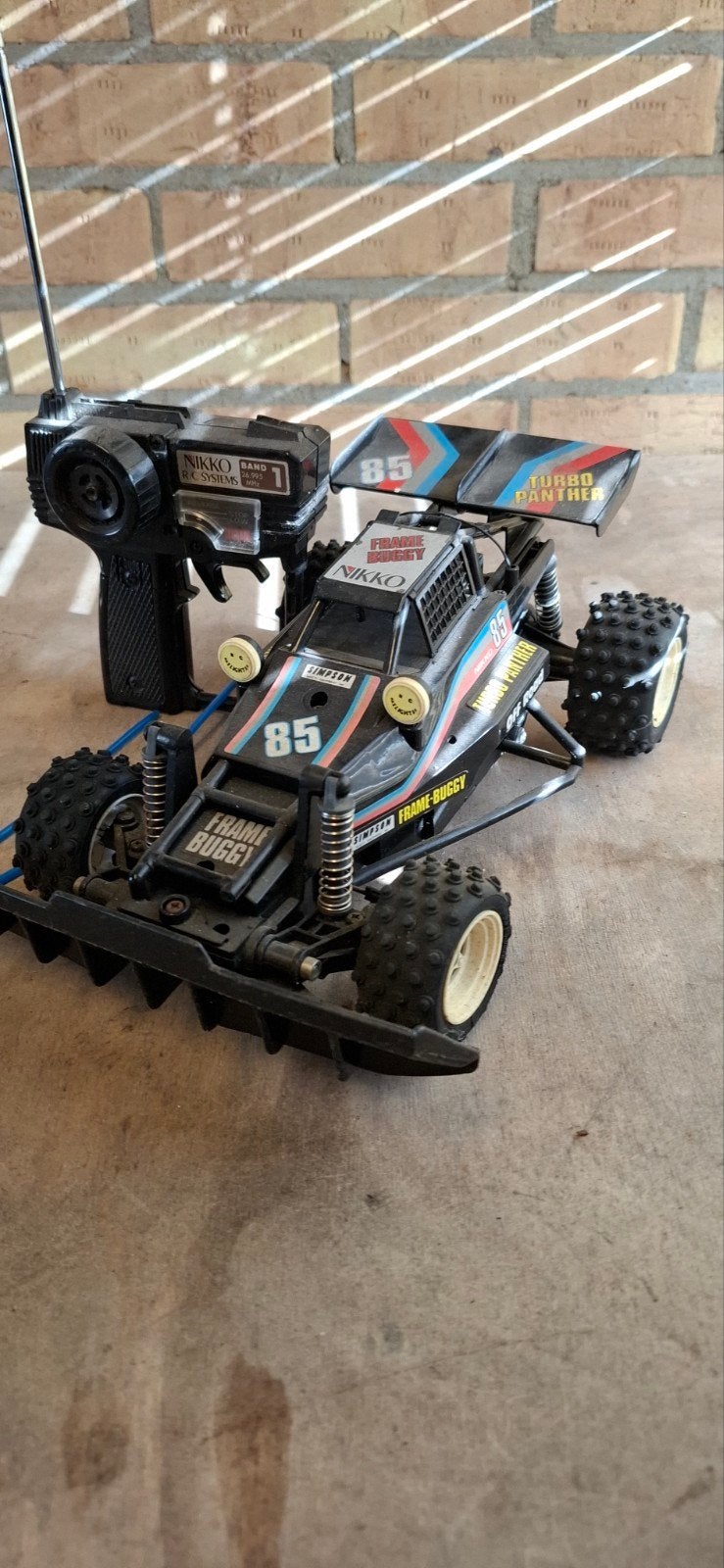 Vintage Nikko Turbo Panther RC Buggy - Zeldzaam!, Hobby en Vrije tijd, Elektro, Gebruikt, Auto offroad, Ophalen of Verzenden