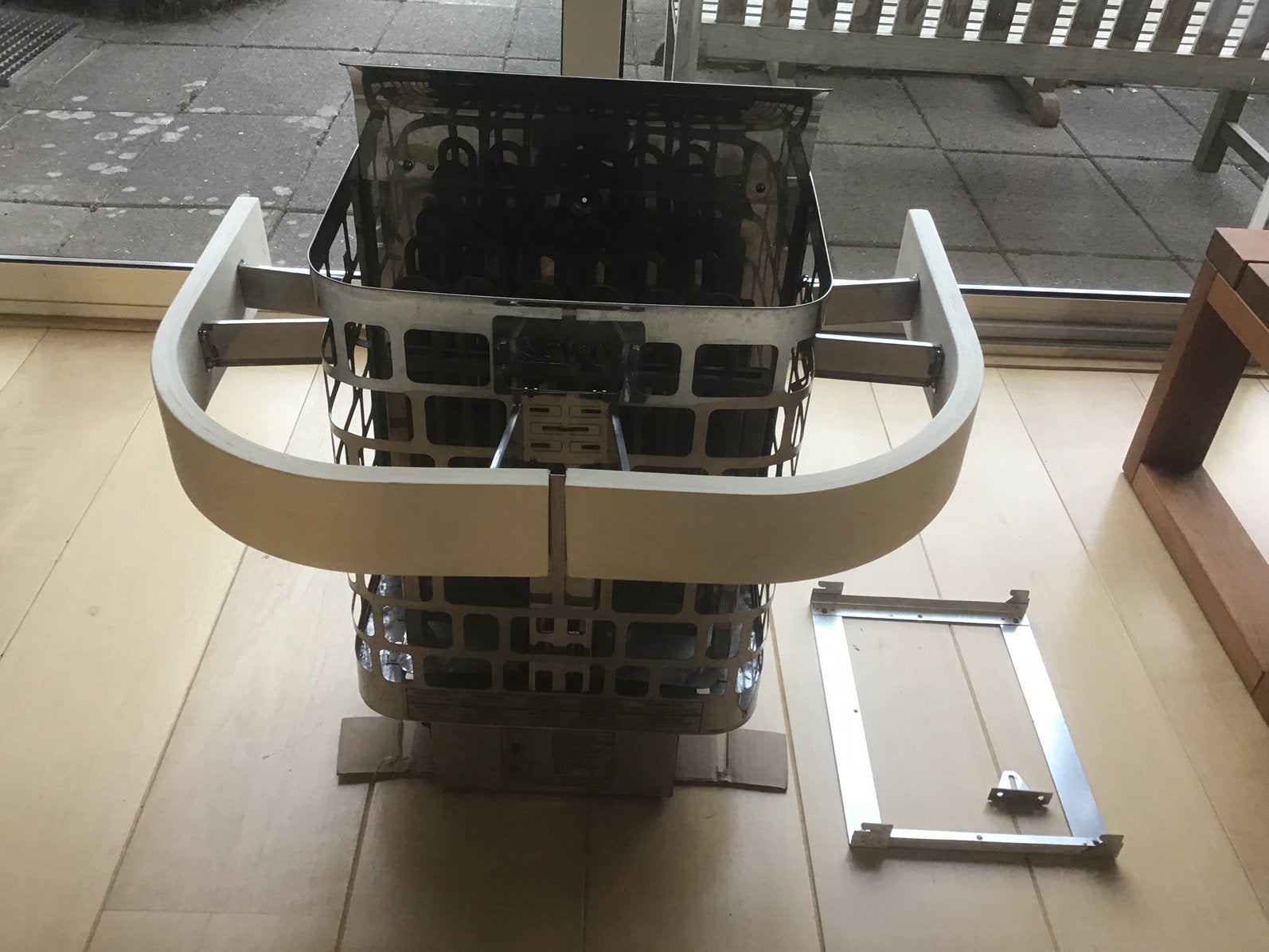 Sawo Krios Saunakachel 9 kW met besturing KRI-90NB-P-C, Ophalen, Zo goed als nieuw, Fins of Traditioneel, Onderdelen