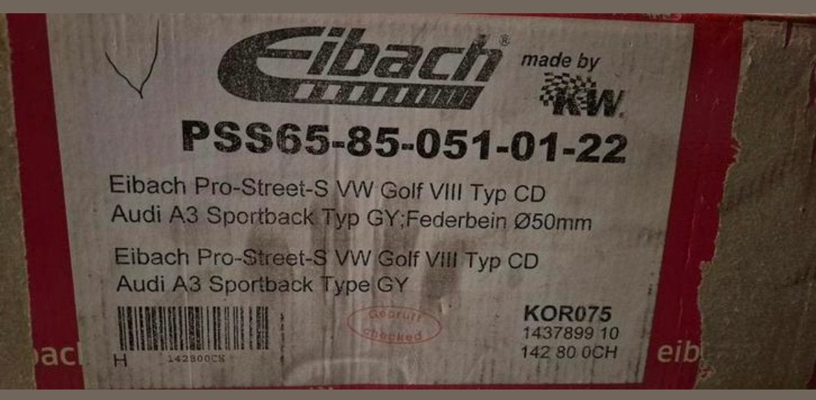 Eibach schroefset, Ophalen of Verzenden, Nieuw, Audi
