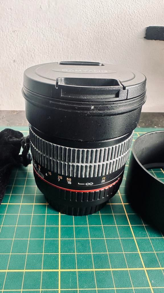 Samyang 85mm f/1.4 AS IF UMC Lens, Overige merken, Gebruikt, UV-filter, Ophalen of Verzenden