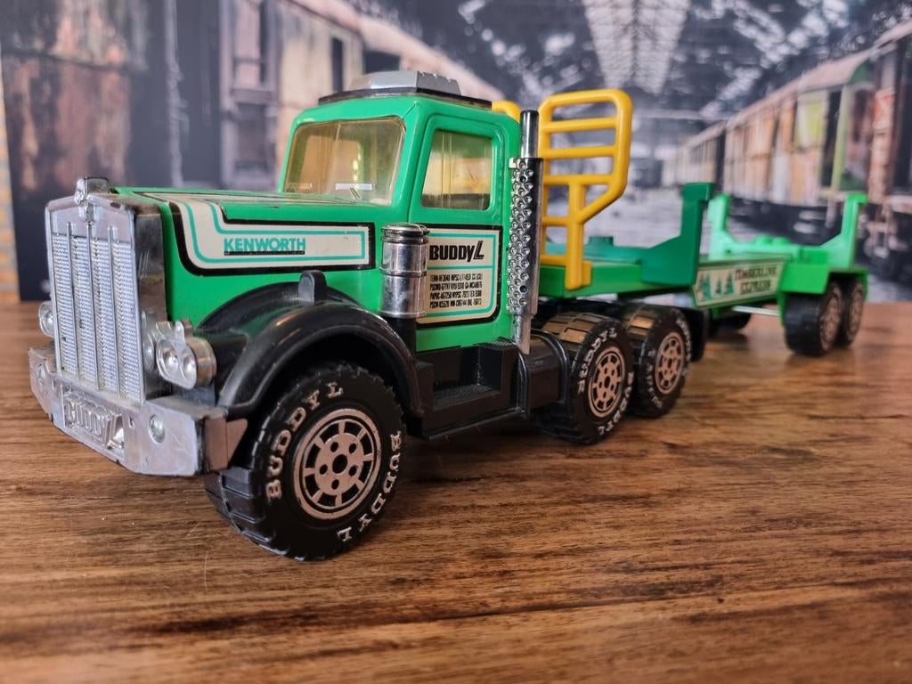 Kenworth Buddy L truck met oplegger, Verzamelen, Ophalen of Verzenden