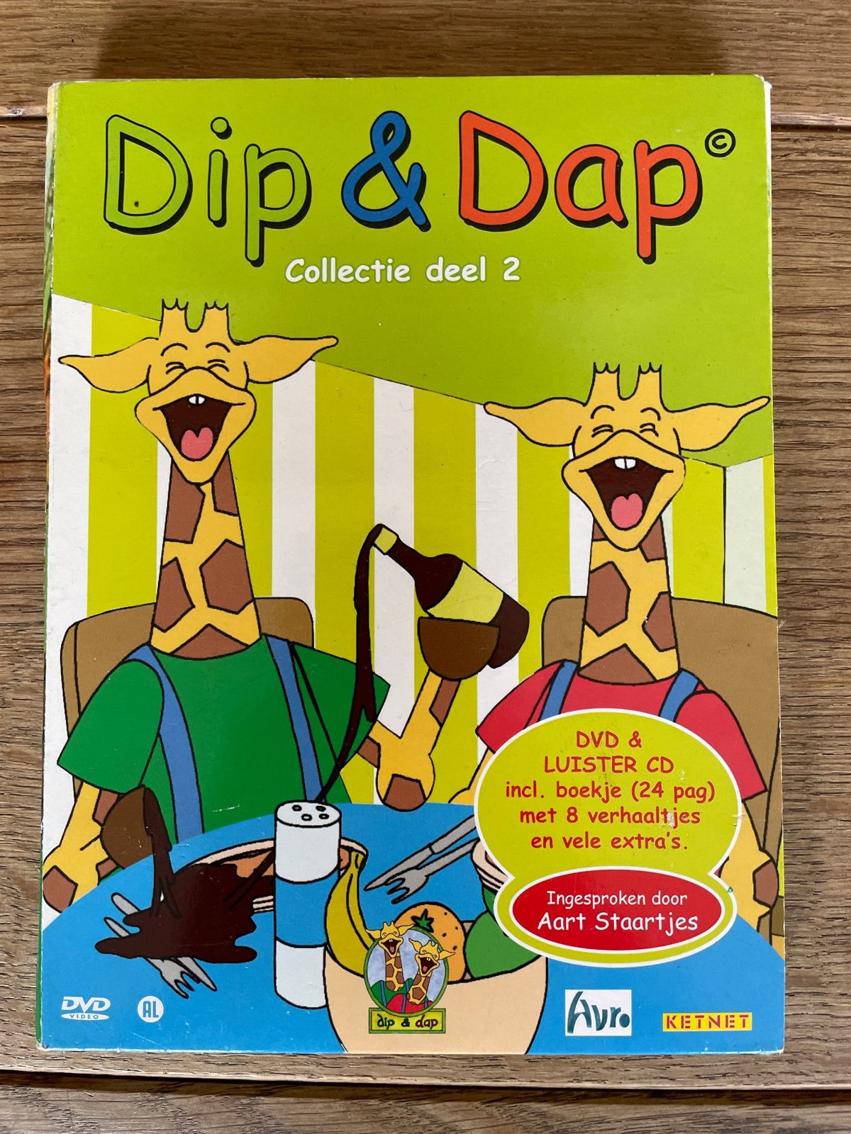 Dip & Dap Collectie deel 2 DVD + Luister CD, Alle leeftijden, Zo goed als nieuw, Inclusief boekje, Familie