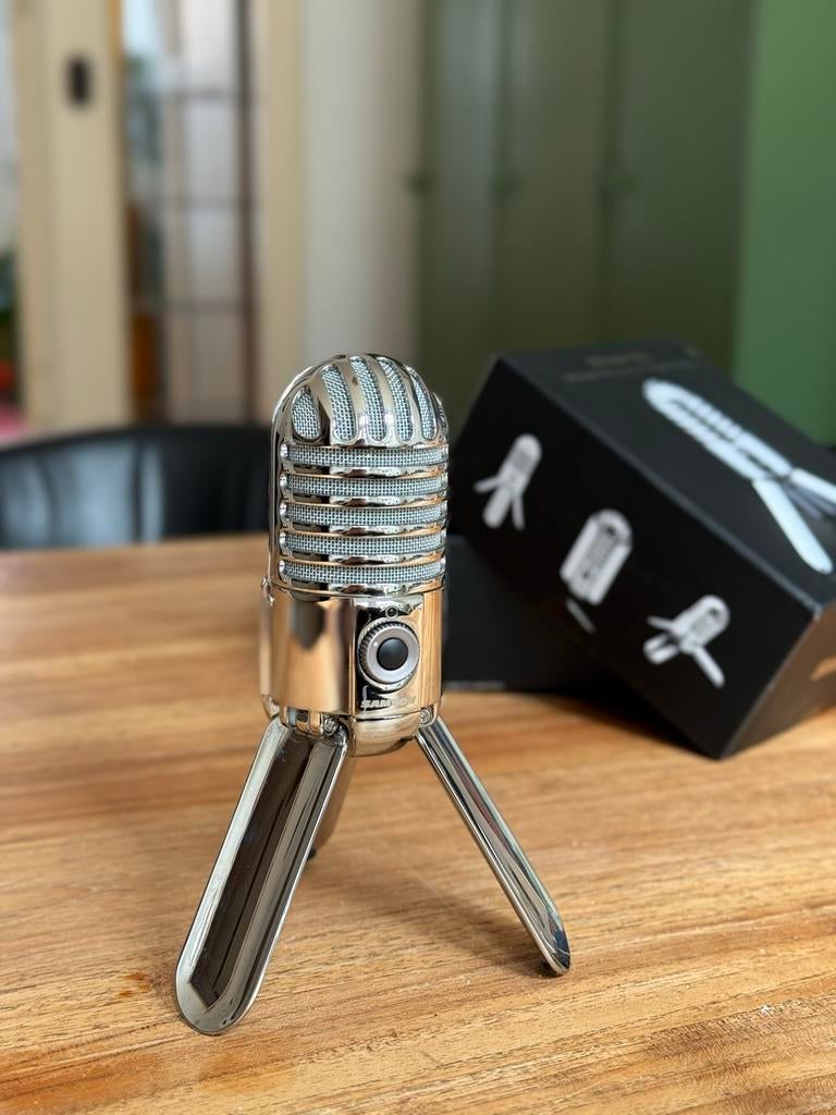 Samson Meteor Mic USB Studio Microfoon - Zo goed als nieuw, Ophalen of Verzenden, Zo goed als nieuw, Studiomicrofoon