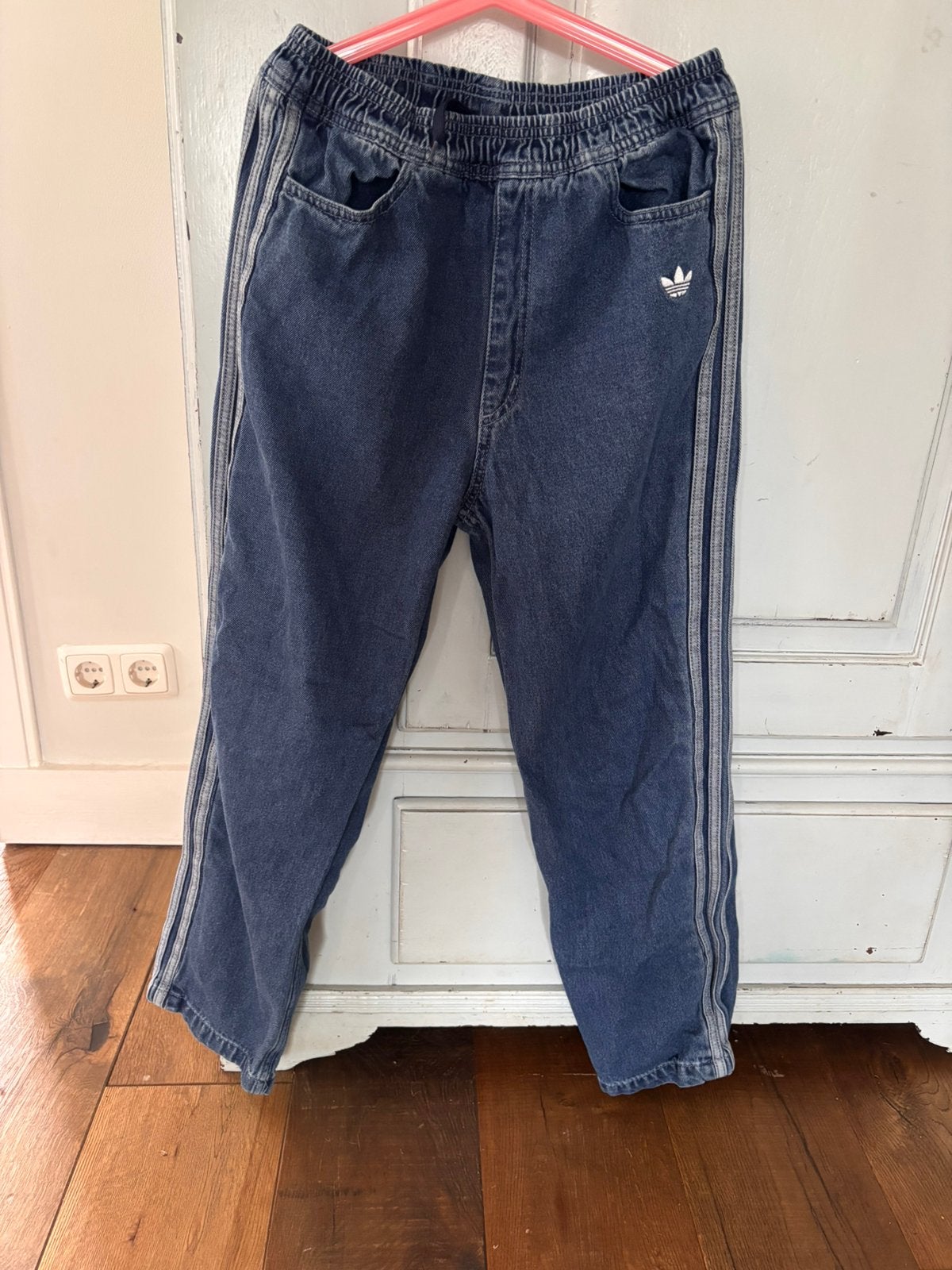 Adidas spijkerbroek, Blauw, Ophalen of Verzenden, Zo goed als nieuw, Maat 34 (XS) of kleiner